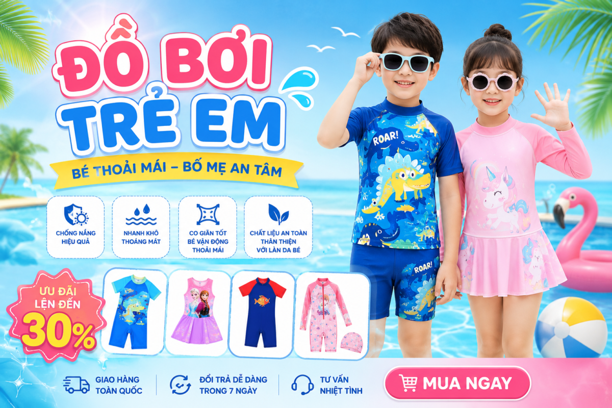đồ bơi cho bé